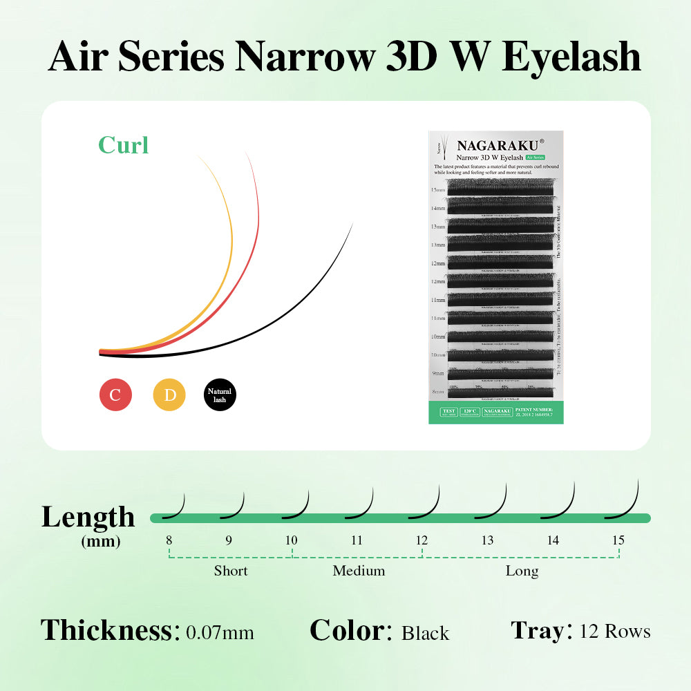 NAGARAKU NARROW W Eyelash